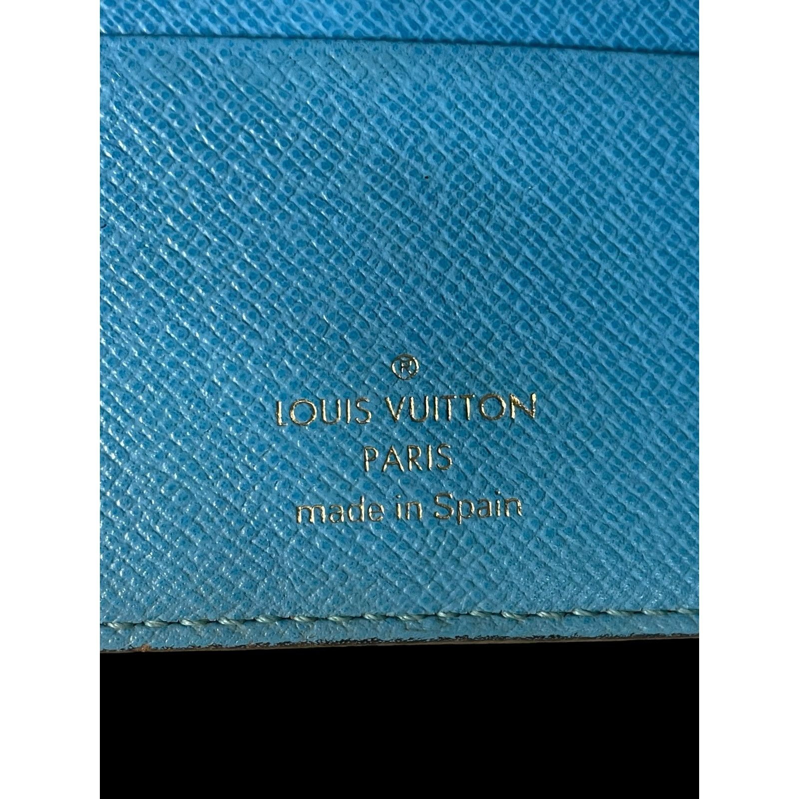 Louis Vuitton Rare Louis Vuitton Sky Blue Brown Monogram Insolite Wallet Size ONE SIZE - 5 Thumbnail