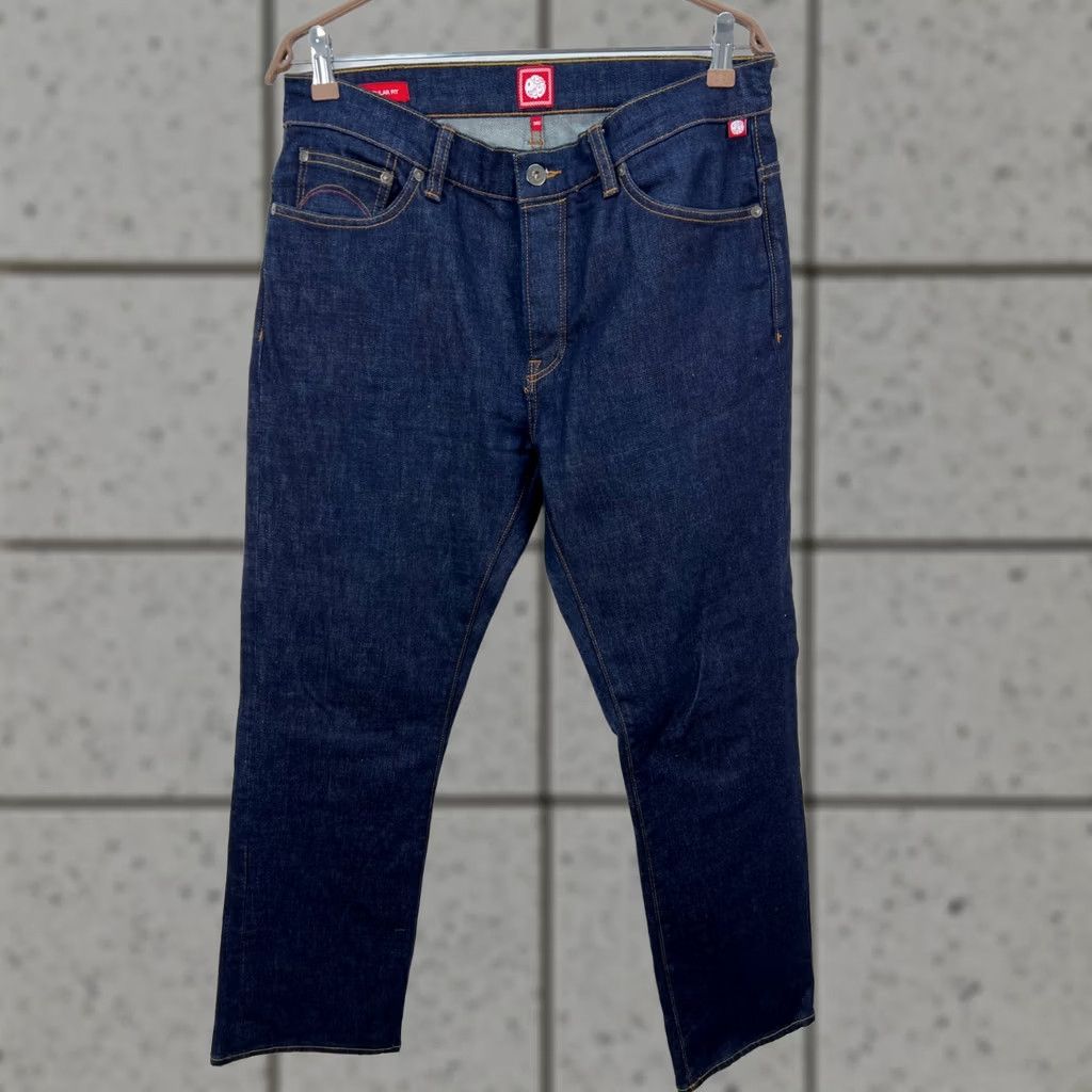 Pretty Green Pretty Green Jeans Men Indigo Denim 32x32 Burnage Regular Size Blue Shirt? Size US 32 / EU 48 - 1 Thumbnail