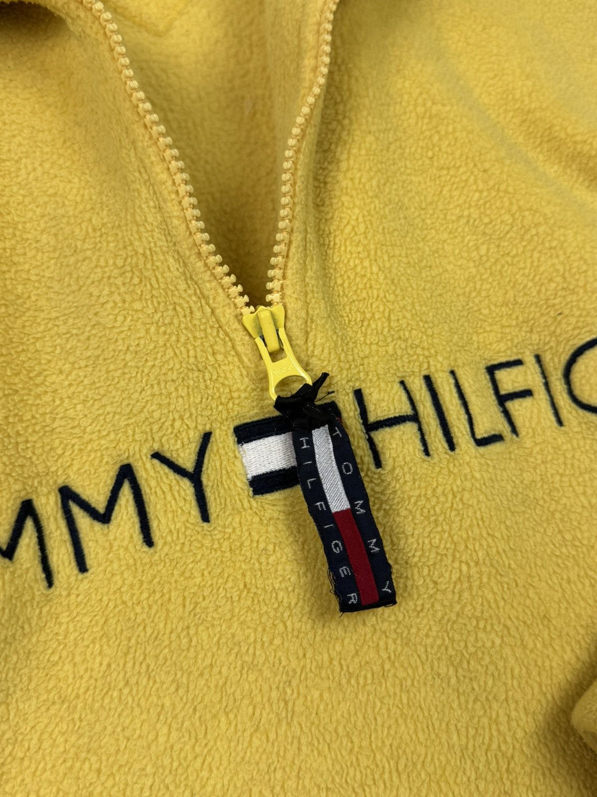 Tommy Hilfiger × Vintage Y2K Vintage Tommy Hilfiger 1/3 Zip Fleece Size US L / EU 52-54 / 3 - 11 Thumbnail