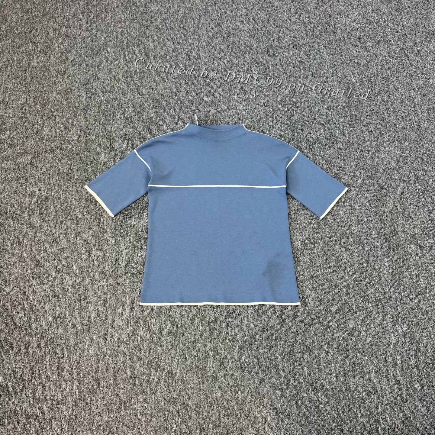 Loro Piana Loro Piana Wool Short-Sleeve Sweater 44 Size US S / EU 44-46 / 1 - 1 Thumbnail