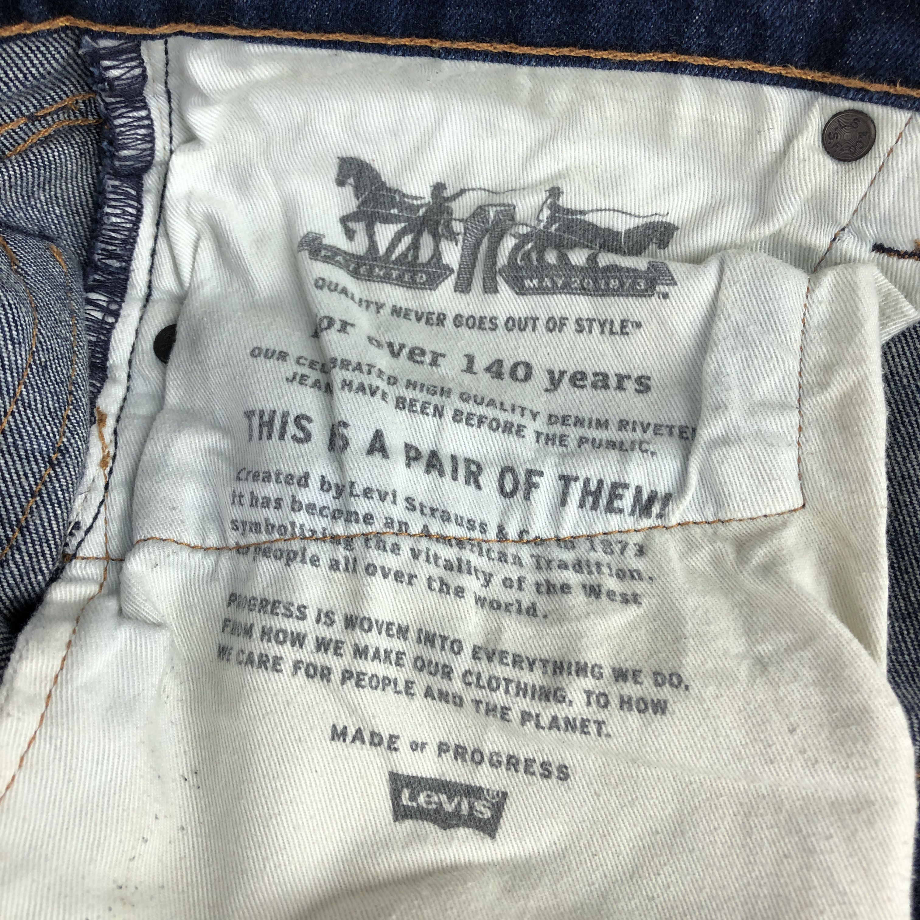 Levi's Vintage Levis Distressed Jeans Pants Levi's 505 Denim Size US 30 / EU 46 - 8 Thumbnail