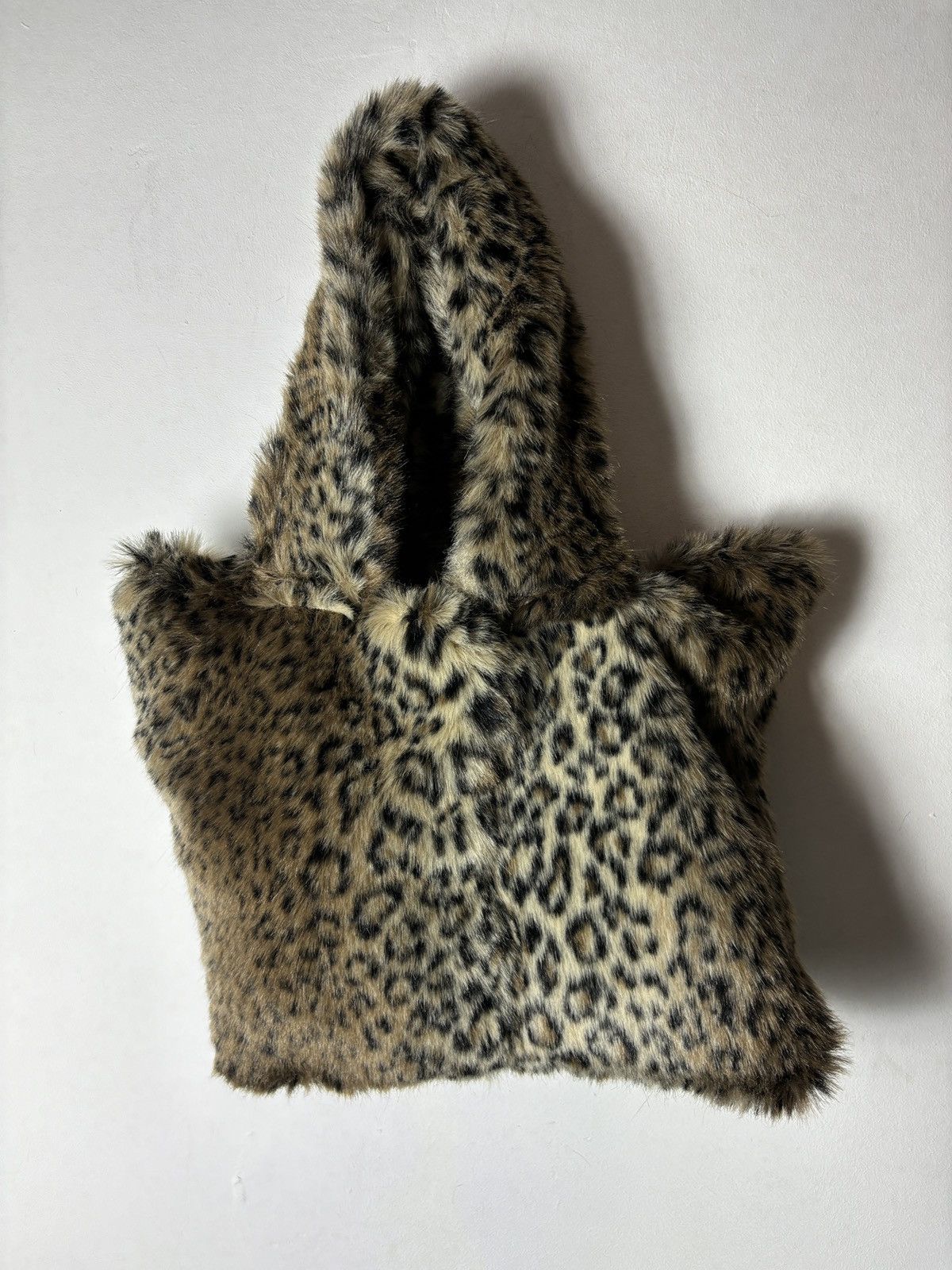 Japanese Brand × Vintage Bag hobo hand tote shoulder fluffy panther leopard Size ONE SIZE - 5 Thumbnail