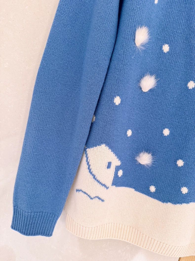 Loro Piana LORO PIANA Watered down sheep's wool sweater Size M / US 6-8 / IT 42-44 - 4 Thumbnail