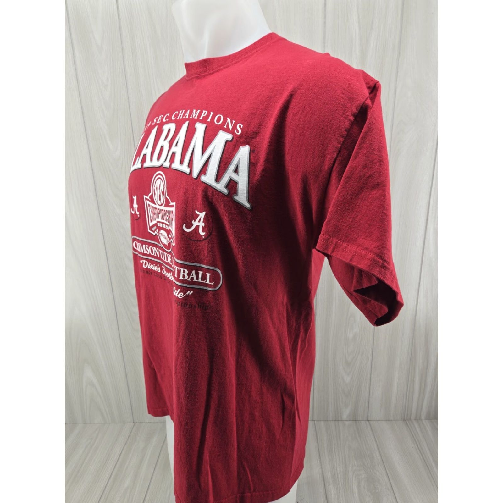 Delta VINTAGE Alabama Crimson Tide T-Shirt Mens Large 2009 National Championship Red 2009 National Championship Mens L Shirt Delta Size US L / EU 52-54 / 3 - 3 Thumbnail