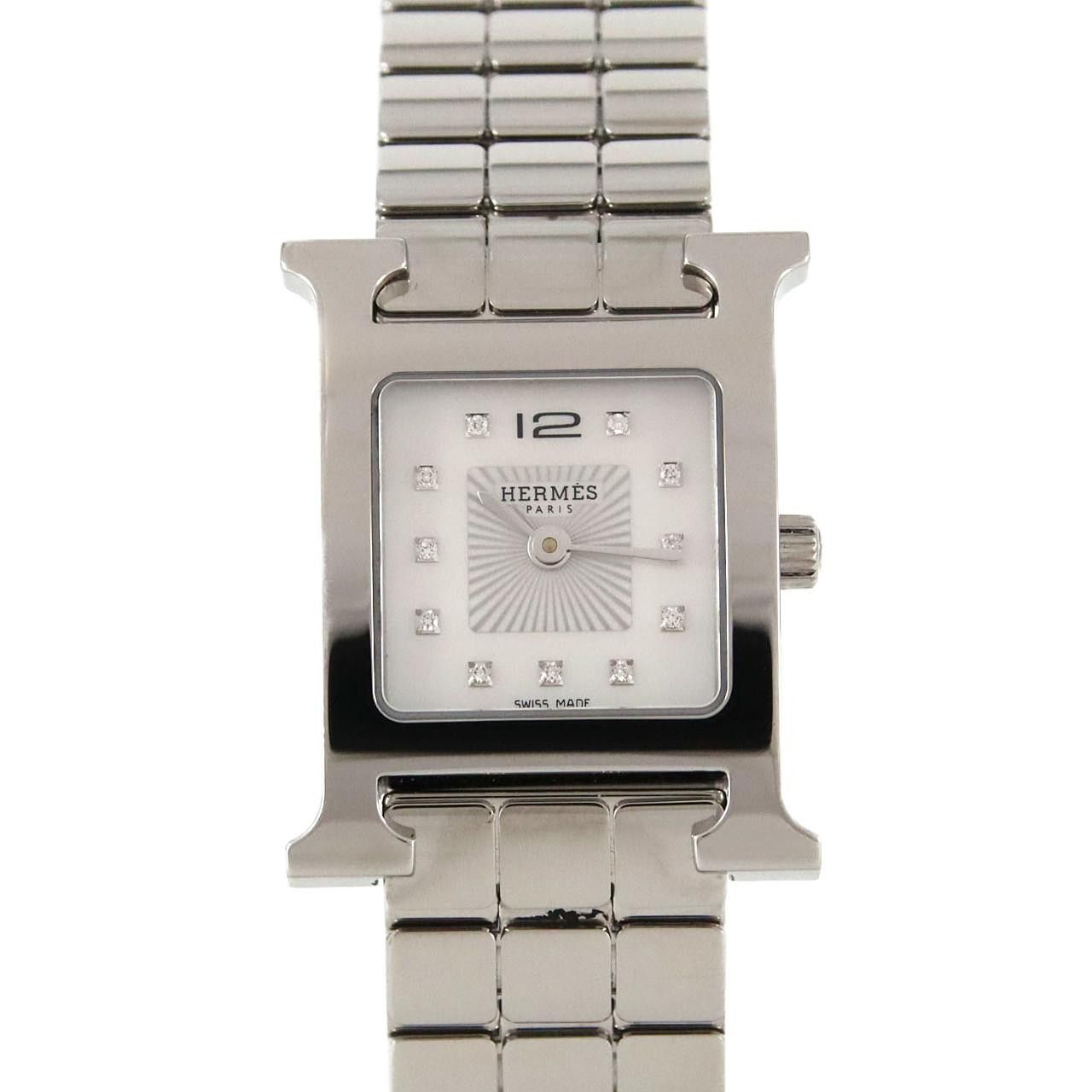 Hermes Hermes Hermes H Watch Stainless Steel Quartz Metal Quartz HH1.210 DUTY FREE for USA Size ONE SIZE - 1 Thumbnail
