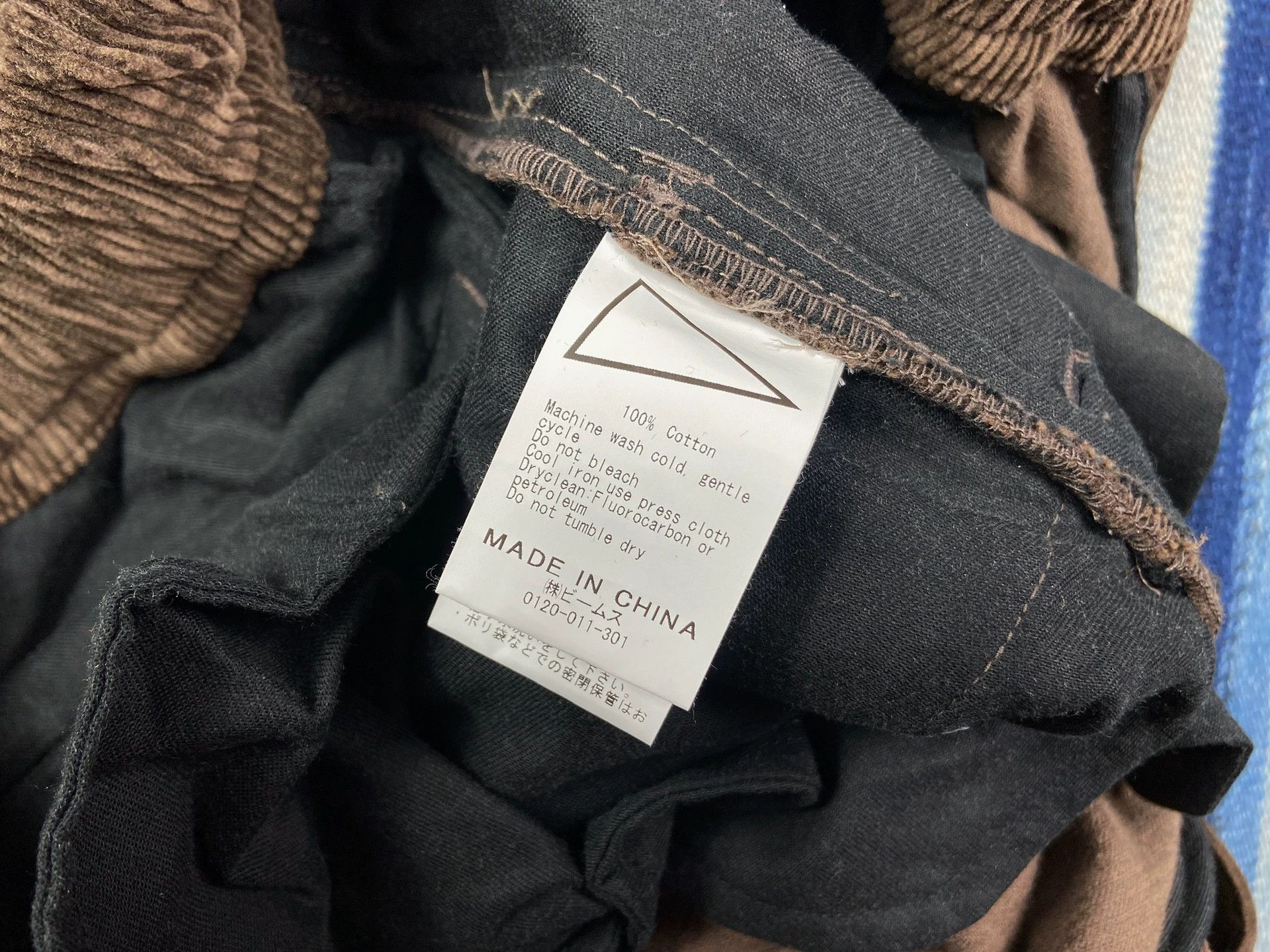 Pilgrim Surf + Supply Pilgrim Salathe Corduroy Tapered Trousers Blue XS,M Brown M Size US 32 / EU 48 - 7 Thumbnail