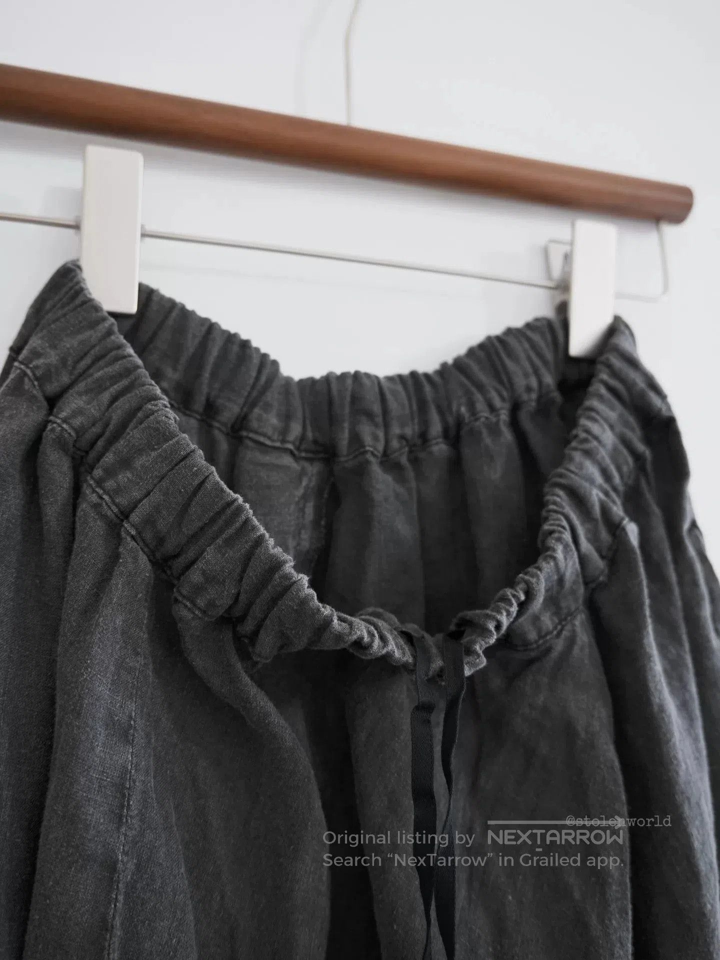 Y's Y's Yokohama Mud Dyed Linen Skirt. Size 26" / US 2 / IT 38 - 7 Thumbnail
