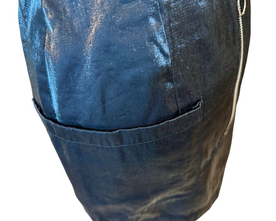 Other Honey Punch Black Mini Skirt – Size S – Velvet Look with Zip Size 27" / US 4 / IT 40 - 4 Thumbnail