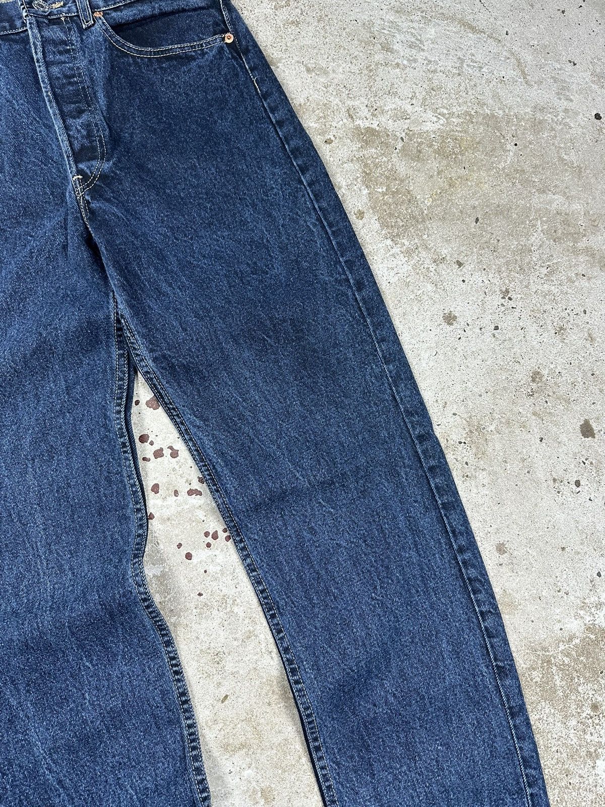 Levi's × Vintage Vintage 90s Levi’s 501 Washed Navy Denim Pants Jeans Size US 30 / EU 46 - 6 Thumbnail