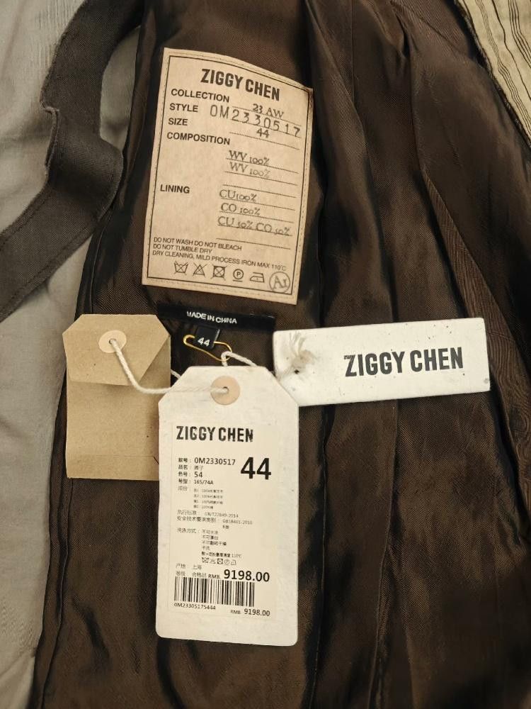 Ziggy Chen ziggy chen 23AW houndstooth 100% virgin wool wide trousers Size US 28 / EU 44 - 7 Thumbnail