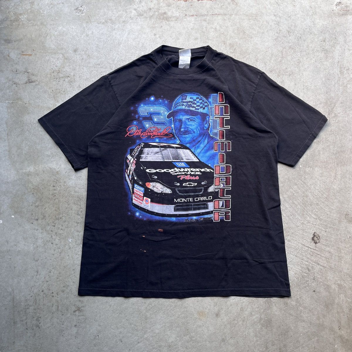 Lee Vintage 90’s Lee Dale Earnhardt Graphic T Shirt Size US XL / EU 56 / 4 - 1 Thumbnail