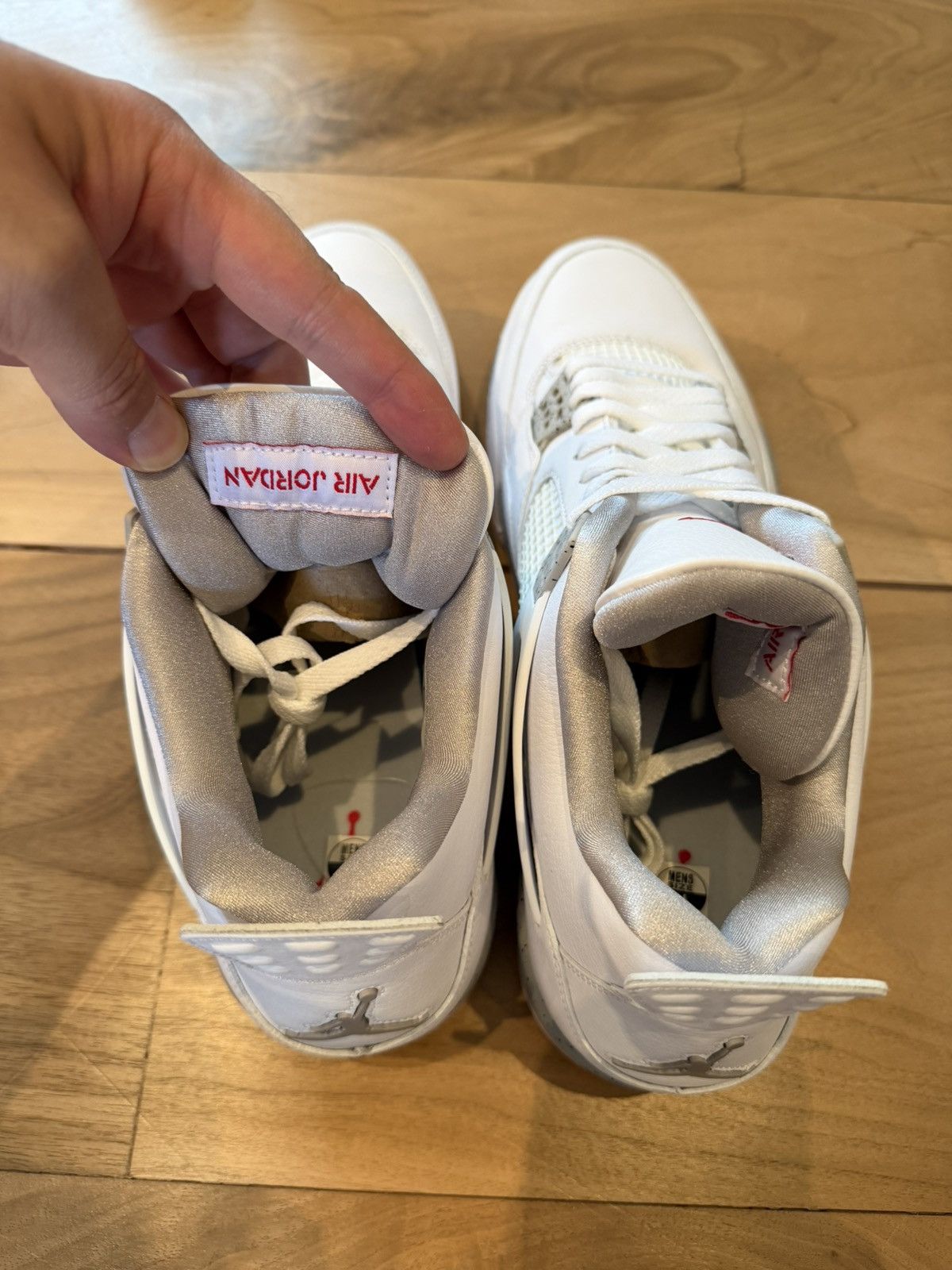 Jordan Brand Air Jordan 4 Retro White Oreo 2021 Size US 14 / EU 47 - 5 Thumbnail