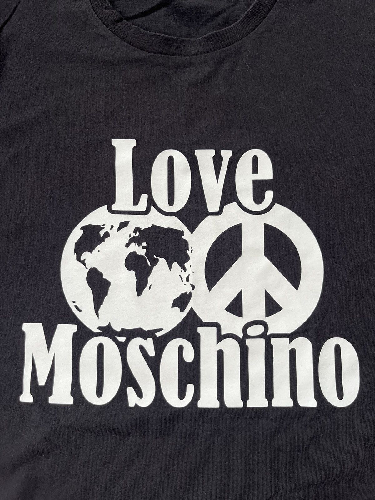 Moschino Love Moschino Logo Black T-shirt Size M Size US M / EU 48-50 / 2 - 2 Thumbnail
