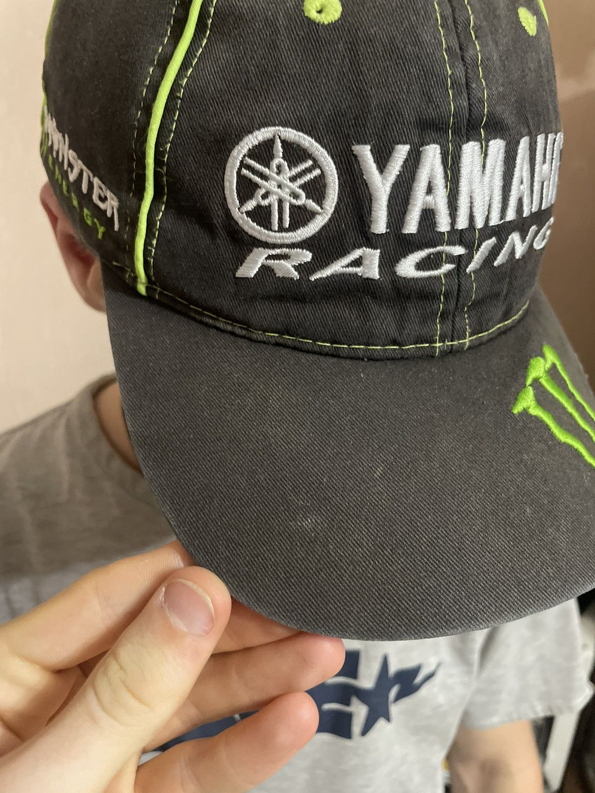 Vintage × Yamaha Vintage Yamaha Monster Energy Racing Distressed Cap Size ONE SIZE - 3 Thumbnail