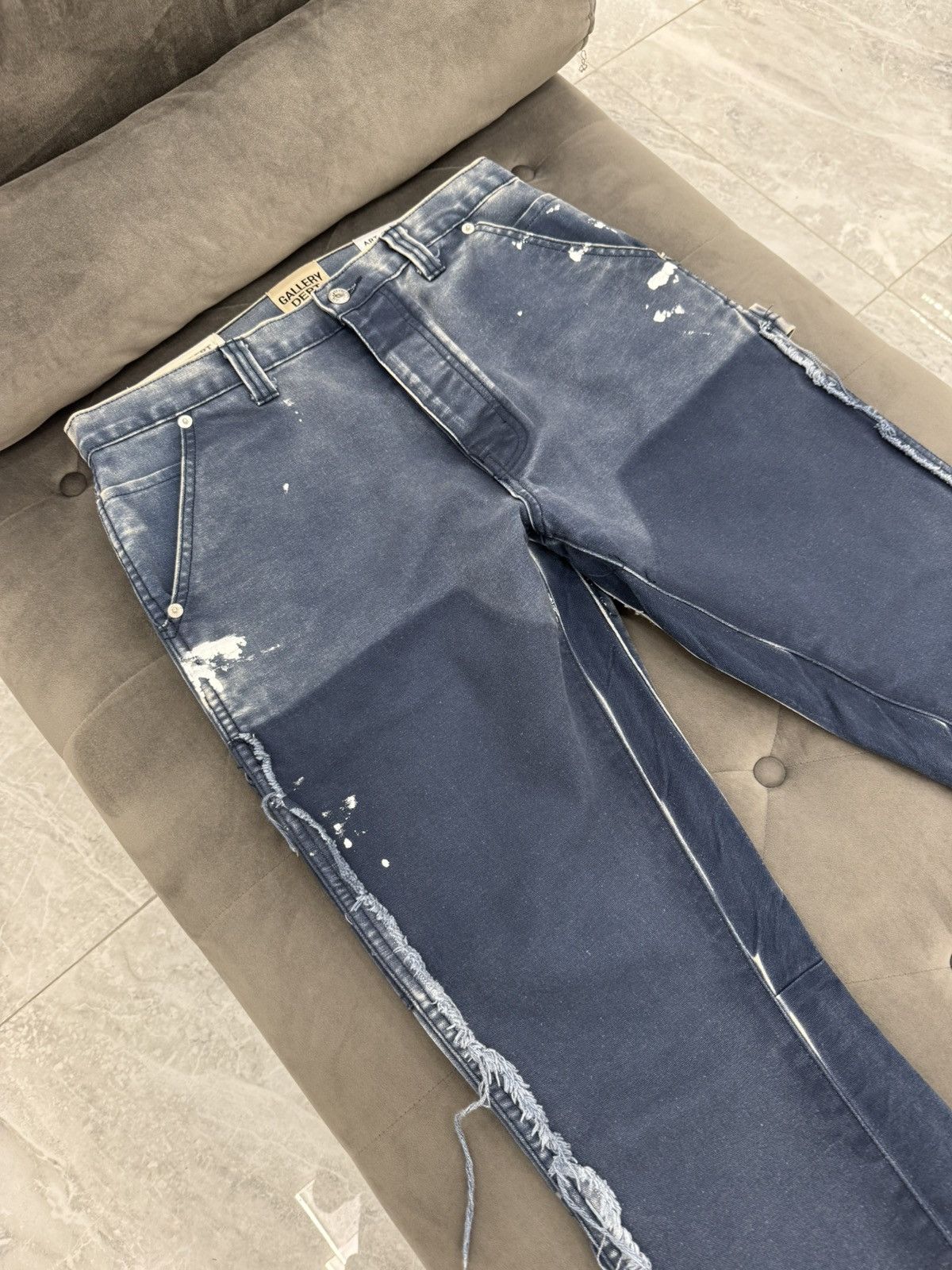 Gallery Dept. Gallery Dept. Navy Carpenter Jeans Size US 33 - 2 Thumbnail