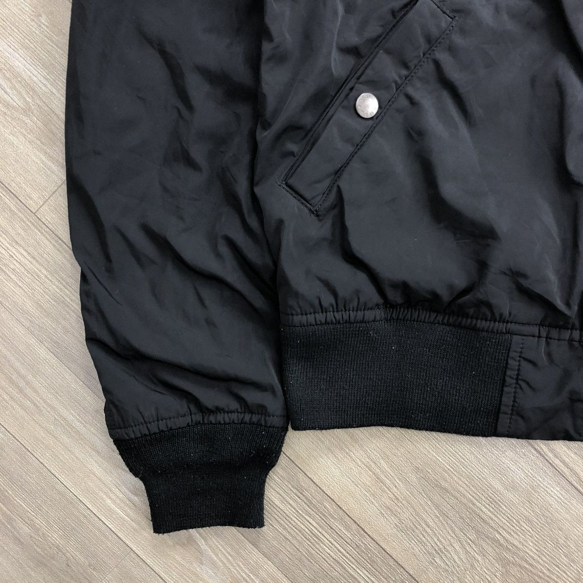 Alpha Industries Vintage Alpha Industries MA-1 Military Black Bomber Jacket Size US S / EU 44-46 / 1 - 6 Thumbnail