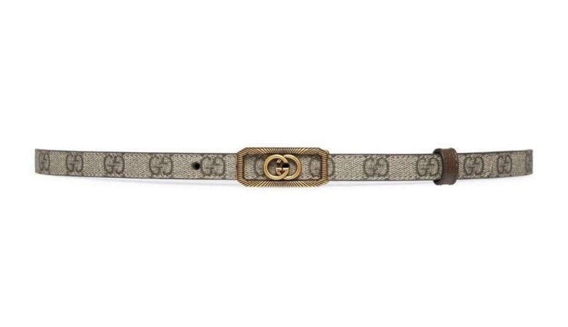 Gucci Gucci Interlocking G Buckle Thin Belt 751556 Size 100 Size ONE SIZE - 1 Thumbnail