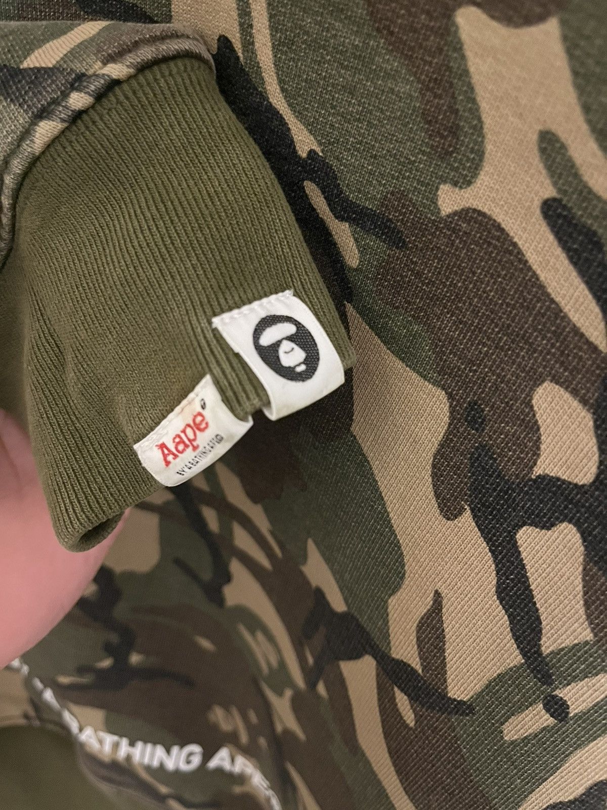 Aape × Bape Aape Camo Hoodie Size US XL / EU 56 / 4 - 5 Thumbnail