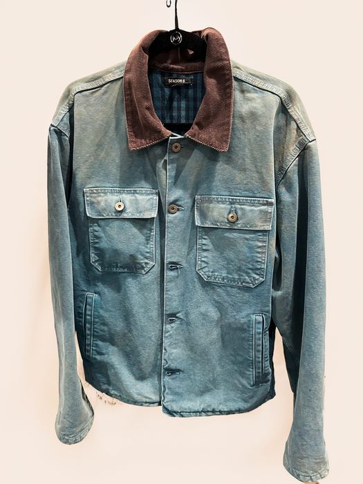Yeezy flannel lined hot sale canvas jacket