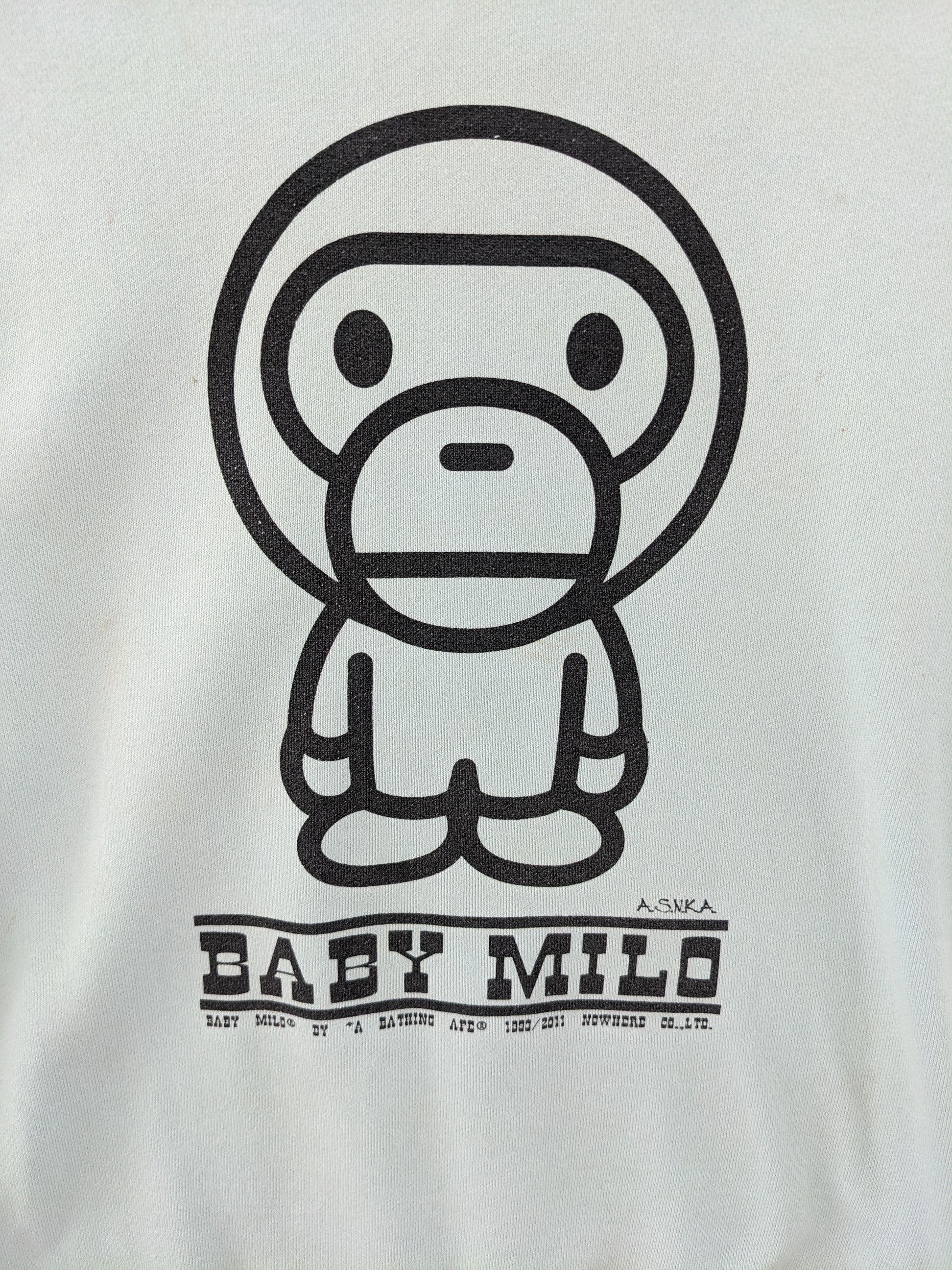 Bape Baby Milo Crewneck Size US XL / EU 56 / 4 - 4 Thumbnail