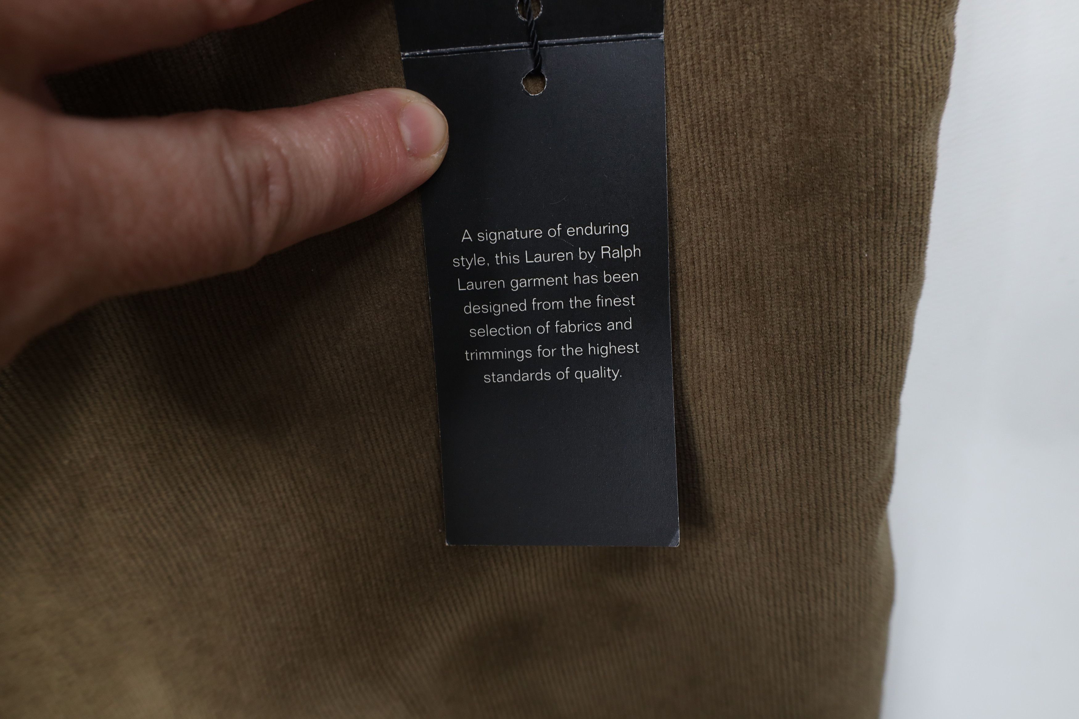 Ralph Lauren × Vintage Deadstock Vintage Ralph Lauren Corduroy Chino Pants Brown Size US 36 / EU 52 - 7 Thumbnail
