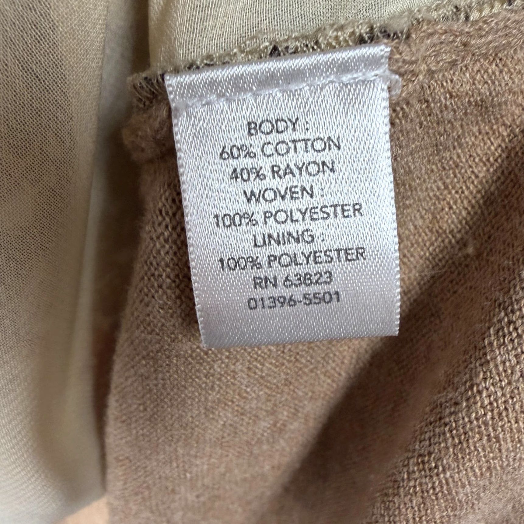 Vintage Christopher & Banks Cardigan Womens Large Tan Paisley Boho Floral Tiered Cardigan Sweater L Womens Knitted Layering Bohemian Casual Size L / US 10 / IT 46 - 6 Thumbnail