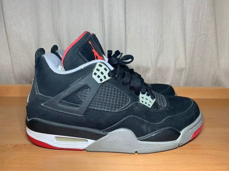 Adidas Adidas Air Jordan AJ4 Bred Basketball Shoes-2507 Size US 12 / EU 45 - 1 Thumbnail