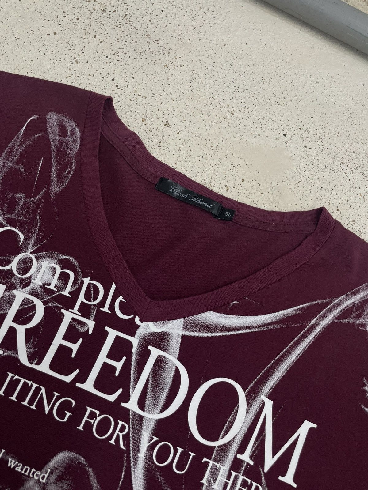 Japanese Brand Clash Ahead Smoke Word Complete Freedom Y2K Hysteric Style Size US XXL / EU 58 / 5 - 9 Thumbnail