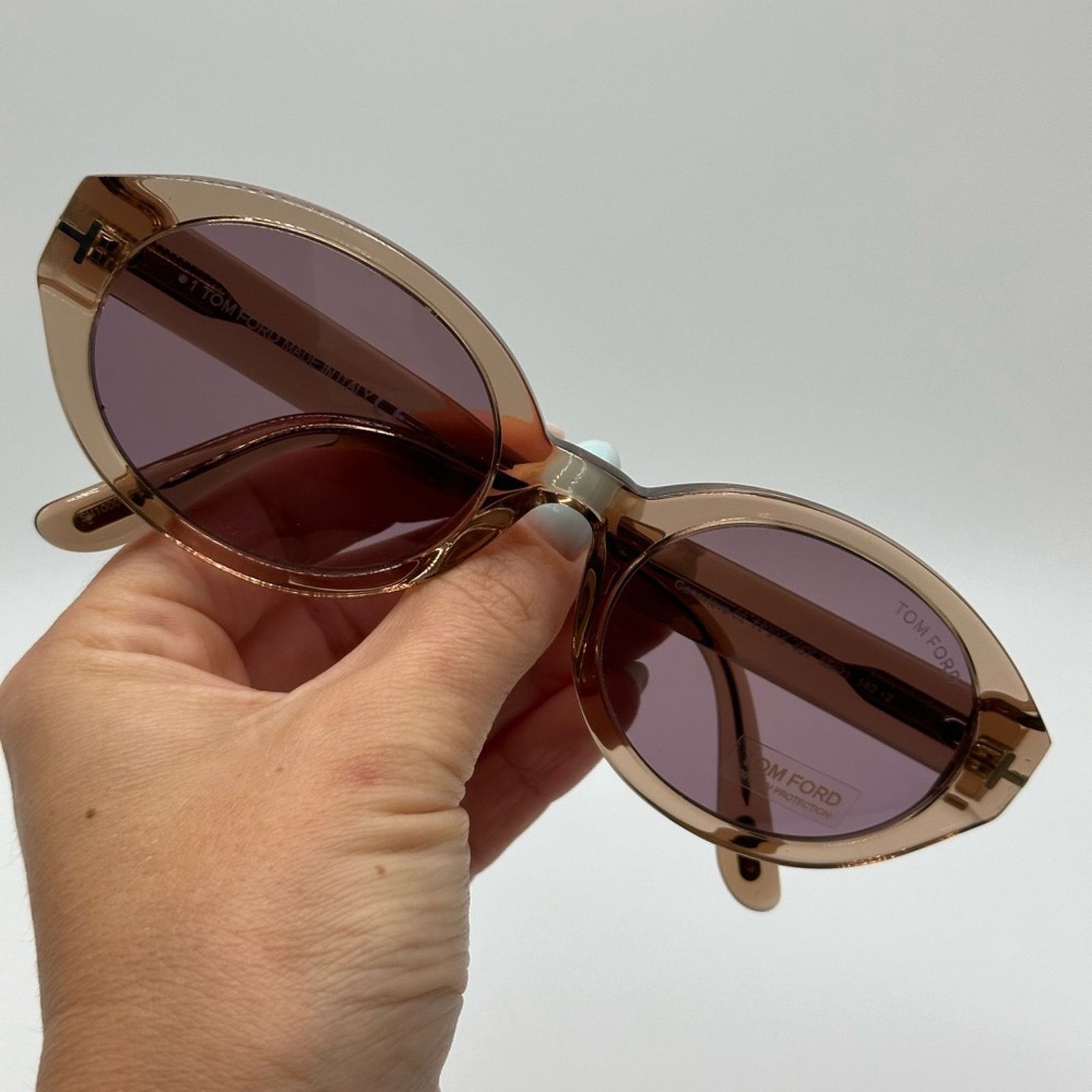 Tom Ford BRAND NEW TOM FORD Genevieve-02 FT0916/S 45Y Size ONE SIZE - 8 Thumbnail