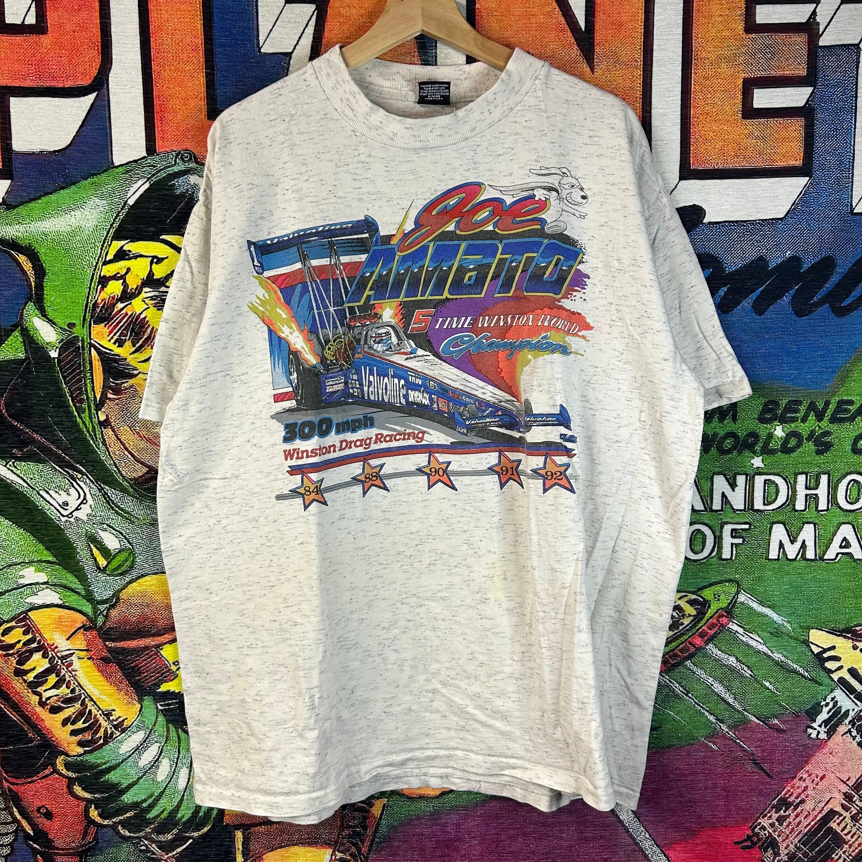 Vintage Vintage 90s Winston Drag Race Champion Tee Size XL Size US XL / EU 56 / 4 - 1 Thumbnail