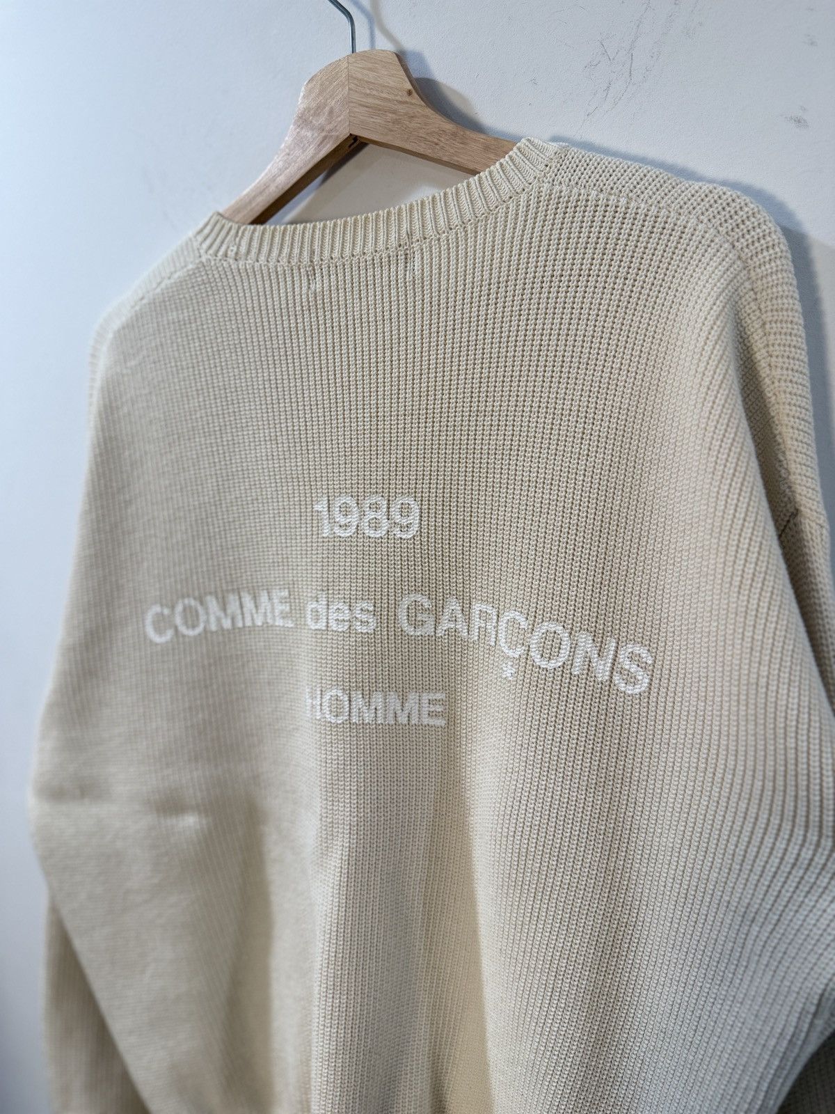 Comme des Garcons Homme Comme des Garçons Homme 1989 Archive Knit Sweater Size US M / EU 48-50 / 2 - 2 Thumbnail