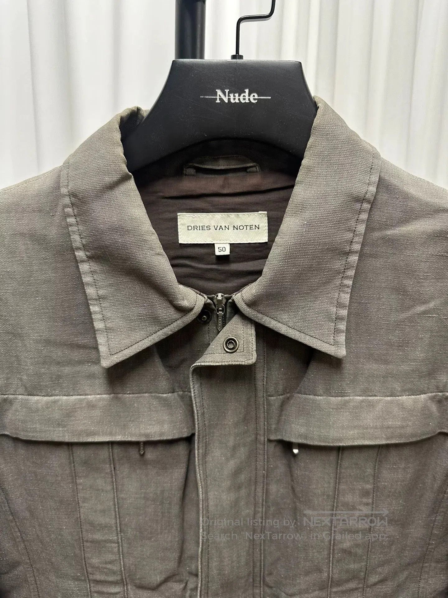 Dries Van Noten Dries Van Noten Gray Jacket Size 50. Size US M / EU 48-50 / 2 - 5 Thumbnail