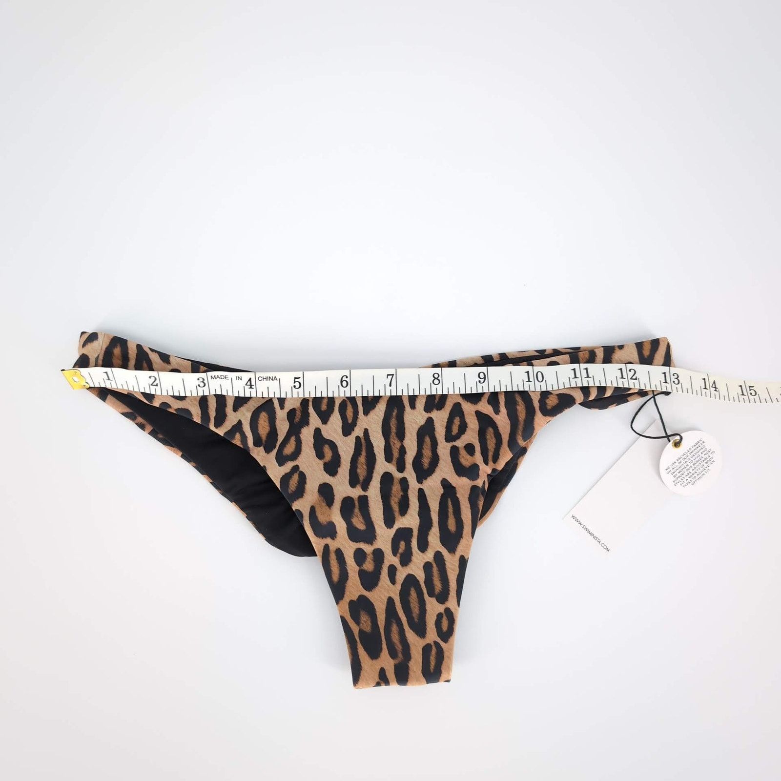 Other NWT Swiminista Brave Bottom Leopard Print Bikini - Size S Size ONE SIZE - 10 Thumbnail