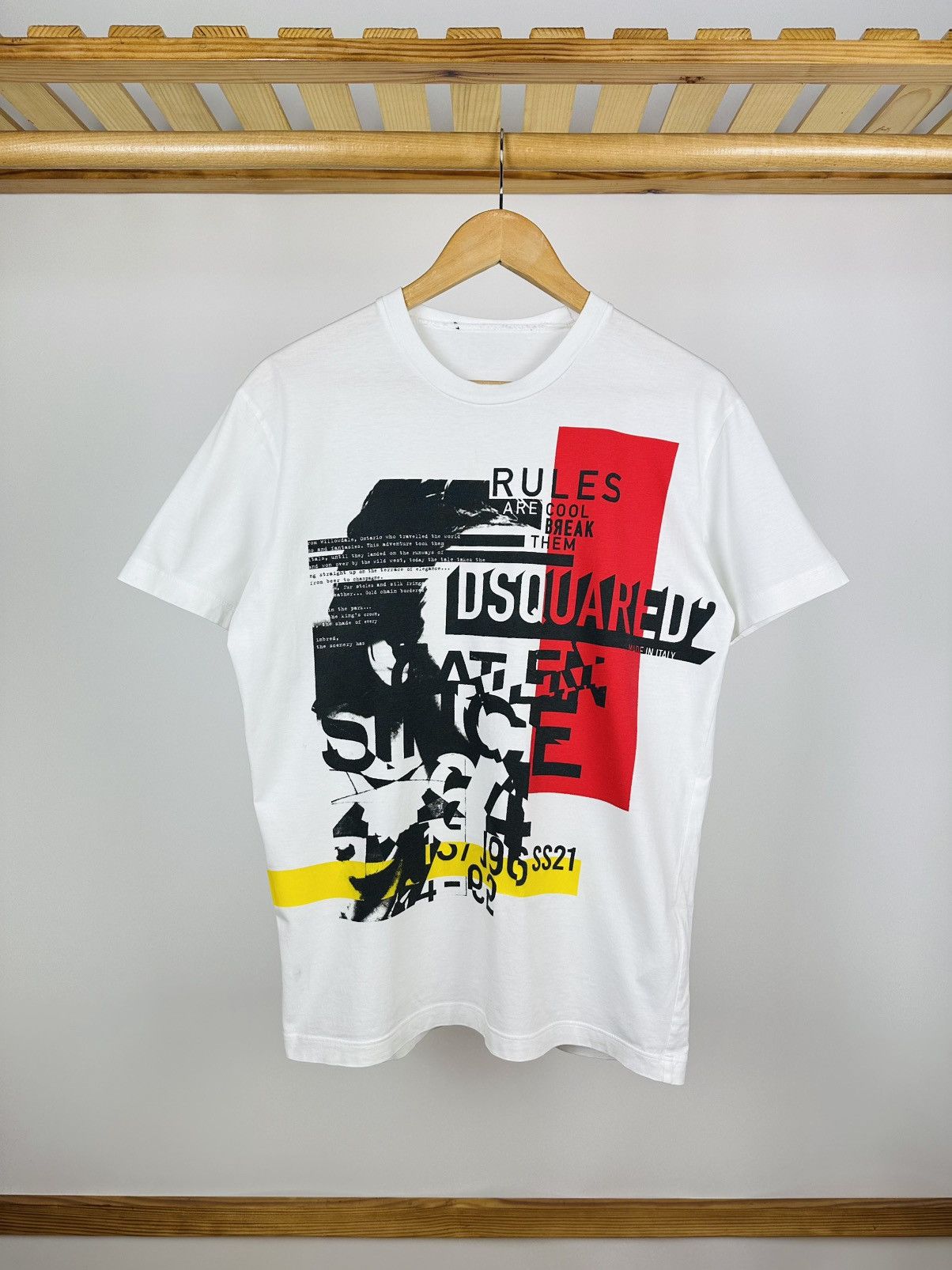 Dsquared2 Dsquared2 Big Logo Punk Print T-Shirt Size US M / EU 48-50 / 2 - 1 Thumbnail