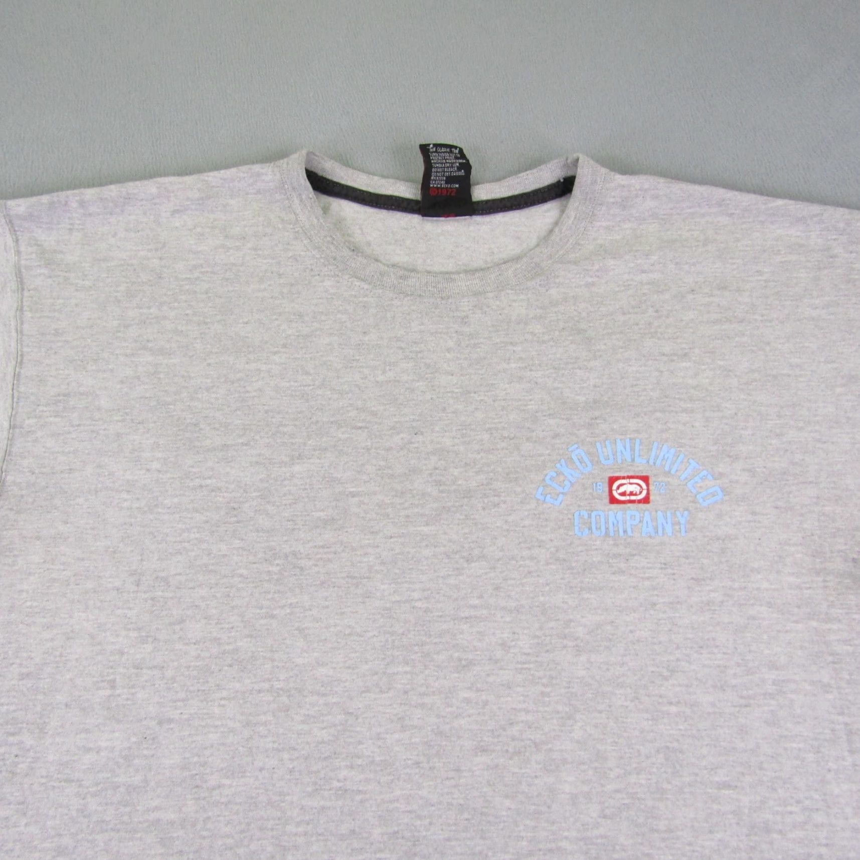 Ecko Unltd. VINTAGE Ecko Unltd Mens T-Shirt Short Sleeve Crew Neck Large Gray Hip Hop 90s Size US L / EU 52-54 / 3 - 2 Thumbnail