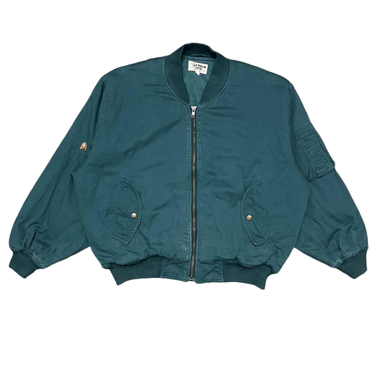 Japanese Brand Vintage Studio 495 Bomber Jacket Size US M / EU 48-50 / 2 - 1 Thumbnail