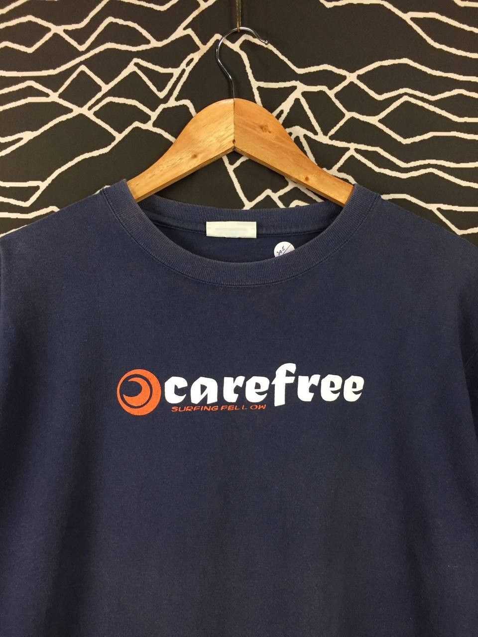 Vintage Vtg Carefree Surfing Fellow Surf & Street Tee Size US M / EU 48-50 / 2 - 7 Thumbnail