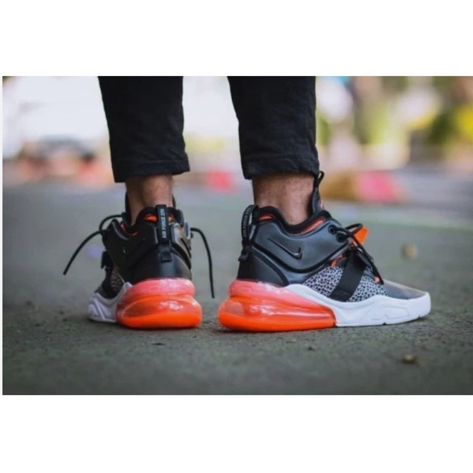 Nike NIKE Air Force 270 SAFARI Black Hyper Crimson Men's 8.5 Size US 8.5 / EU 41-42 - 5 Thumbnail