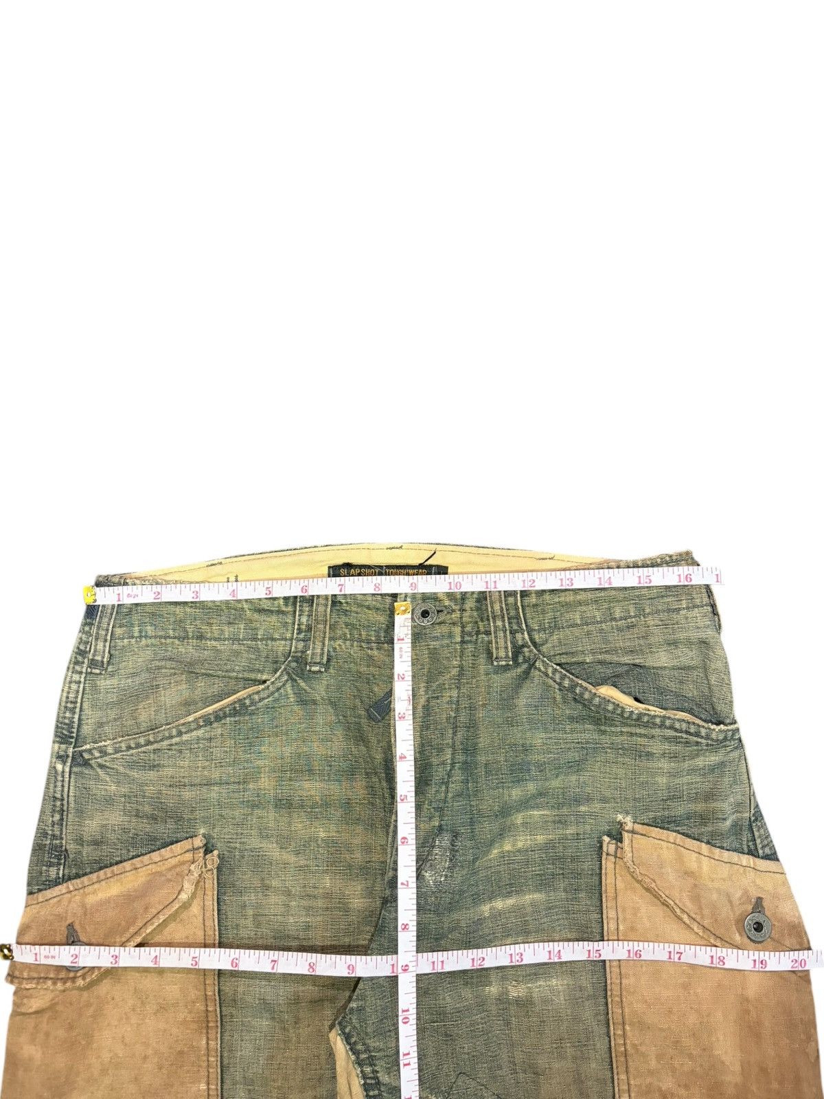 Junya Watanabe Vintage Japanese Brand Mud Wash Cargo Distress Baggy Jeans Size US 32 / EU 48 - 6 Thumbnail