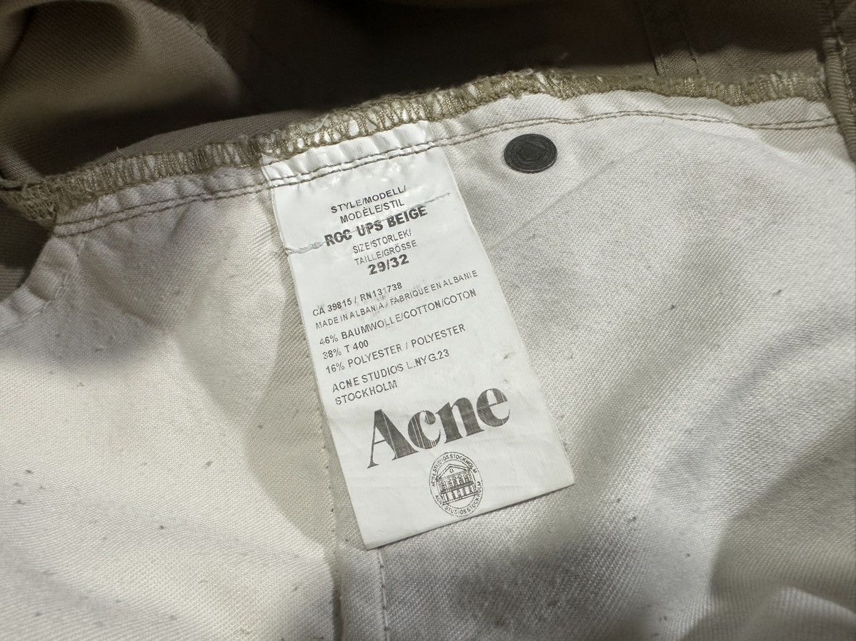 Acne Studios × Designer 🔥Acne Studios Pants Roc Ups Beige Size US 28 / EU 44 - 8 Thumbnail