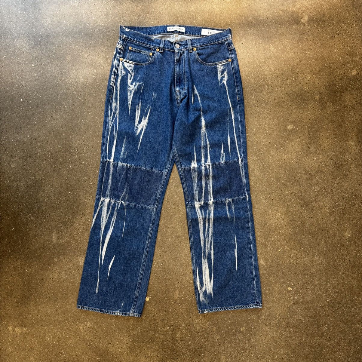 Our Legacy Our legacy EXTENDED THIRD CUT - GLASS BLEACH DENIM