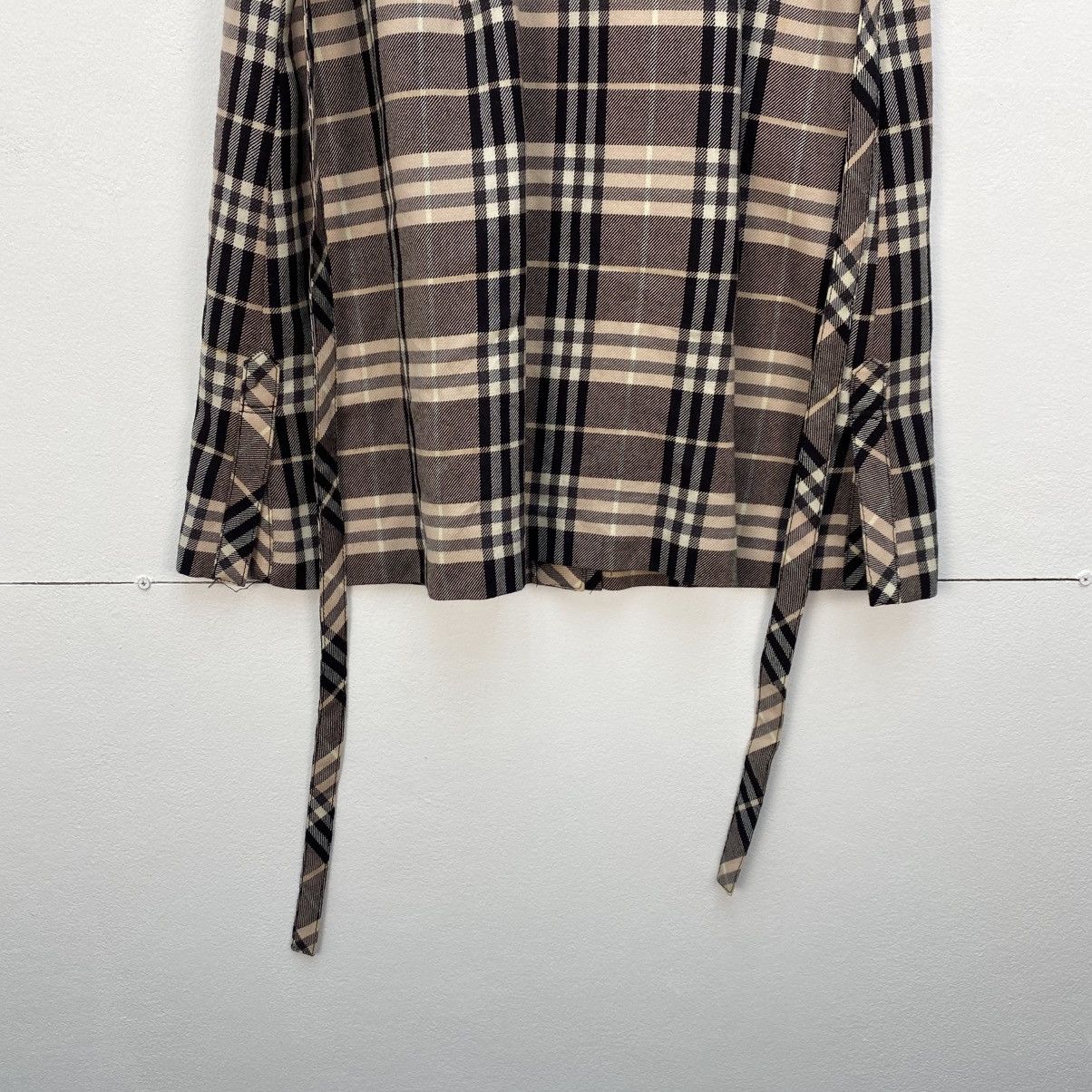 Burberry Burberrys Belted Dress Plaid Size S / US 4 / IT 40 - 8 Thumbnail