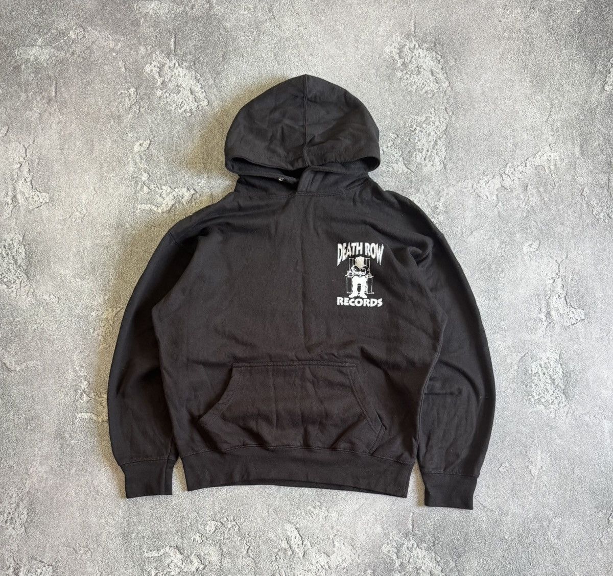 Death Row Records × Vintage Death Row Records big logo hoodie jumper sweatshirt hooded Size US M / EU 48-50 / 2 - 10 Thumbnail