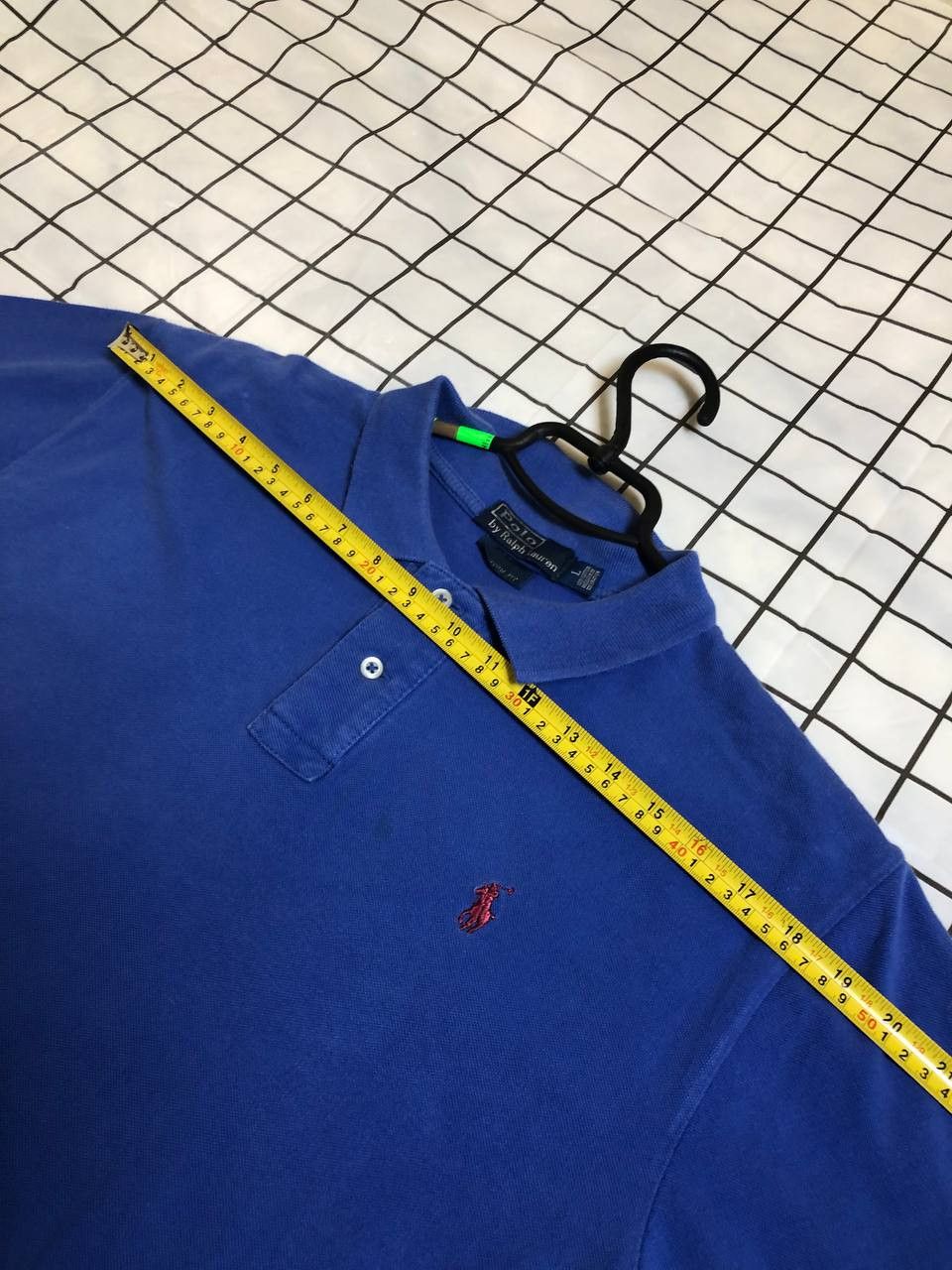 Polo Ralph Lauren Vintage Polo Ralph Lauren Large Blue Custom fit polo Size US L / EU 52-54 / 3 - 6 Thumbnail