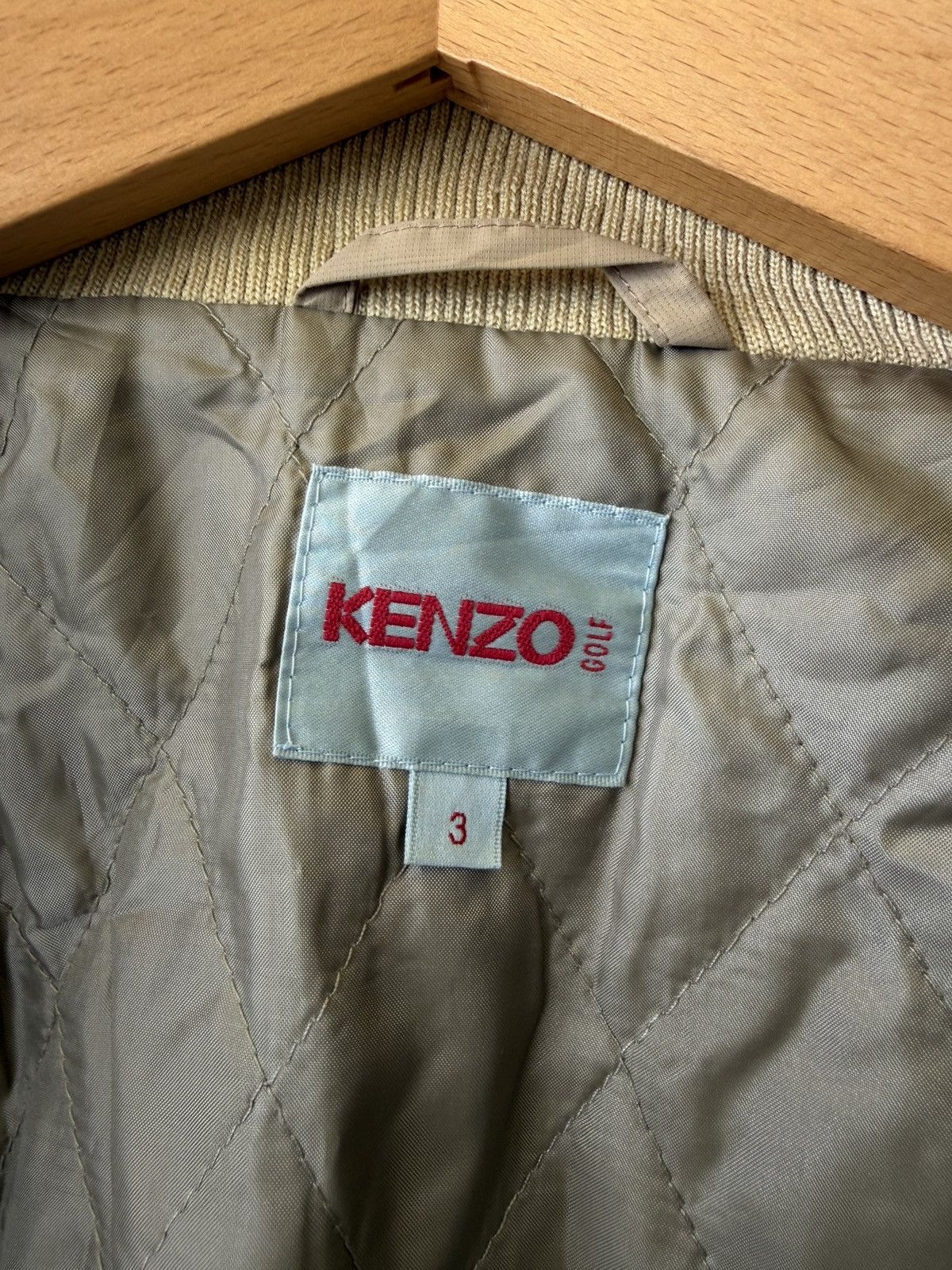 Kansai Yamamoto × Kenzo 🧥 Kenzo Golf Vintage Bomber Jacket - Size L (3) Size US L / EU 52-54 / 3 - 10 Thumbnail