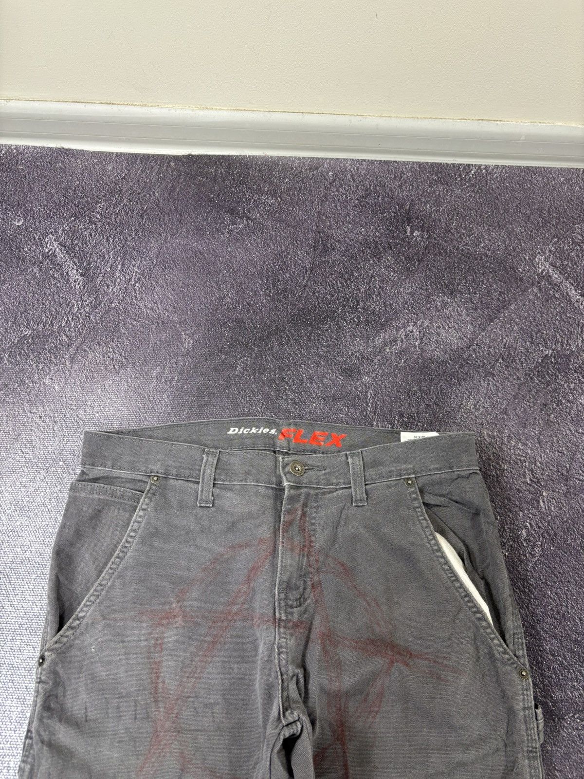 Dickies Vintage Dickies Custom Anarchy Cult Hype Pants Size US 30 / EU 46 - 11 Thumbnail