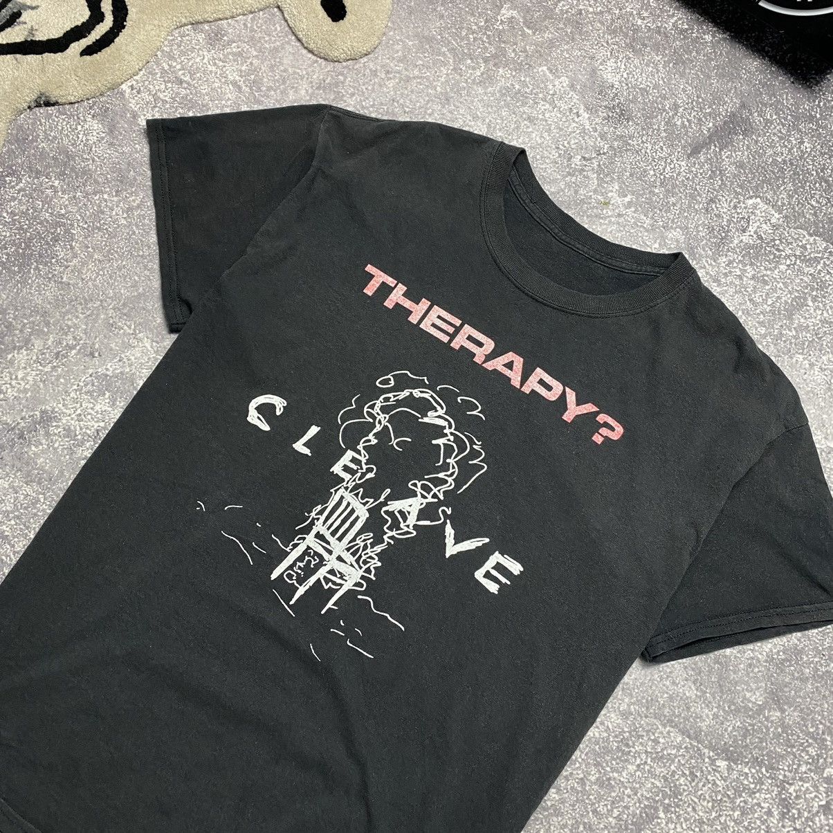 Band Tees × Vintage Vintage Therapy? Cleave Big Logo rock band 00’s tee Size US M / EU 48-50 / 2 - 2 Thumbnail