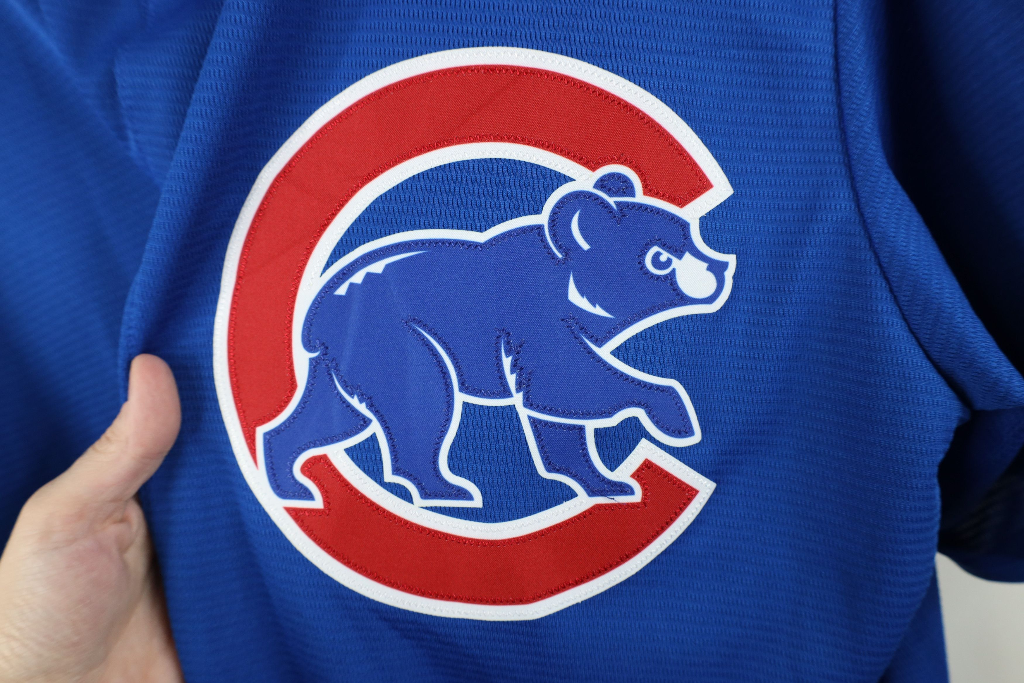 Majestic Majestic Base Chicago Cubs Baseball Jersey Blue Polyester Size US XL / EU 56 / 4 - 4 Thumbnail