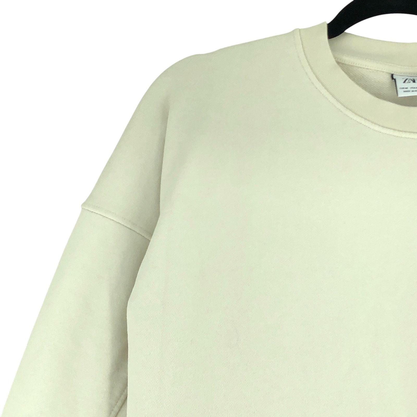Zara Zara x Marco Oggian Size M Sweatshirt Beige *TINY FLAW Size US M / EU 48-50 / 2 - 6 Thumbnail