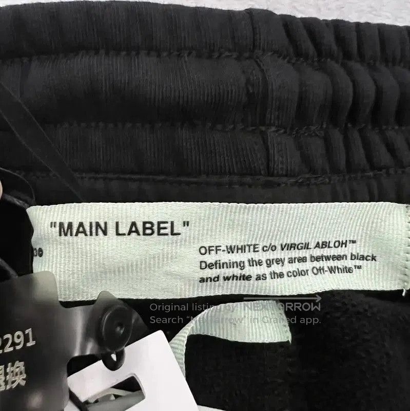 Off-White Off-White Black Cotton Men's Shorts . Size US 32 / EU 48 - 3 Thumbnail